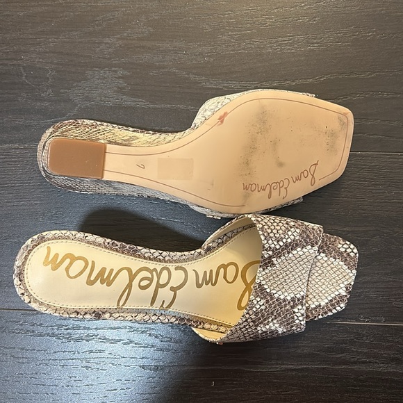 Sam Edelman Tesma Wedge in Truffle Multi Snake - Picture 6 of 6